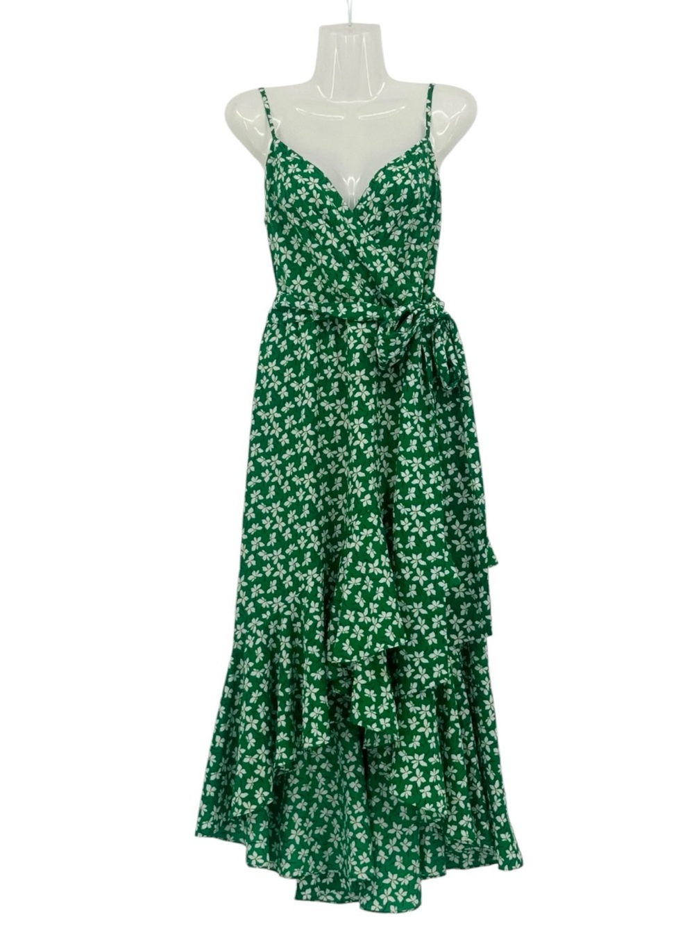 eliza j green floral dress | Dresses | Eliza J Faux Wrap Mididress Size 6 Ladies dresses